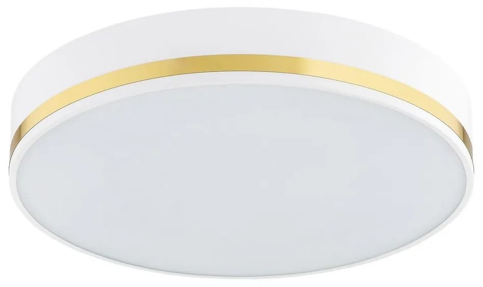 Argon 7034 - Mennyezeti lámpa AMORE 2xE27/15W/230V átmérő 25 cm fehér/arany
