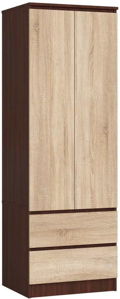 Ruhásszekrény Suman  (wenge + szonoma tölgy). Akció -15%. 1069567