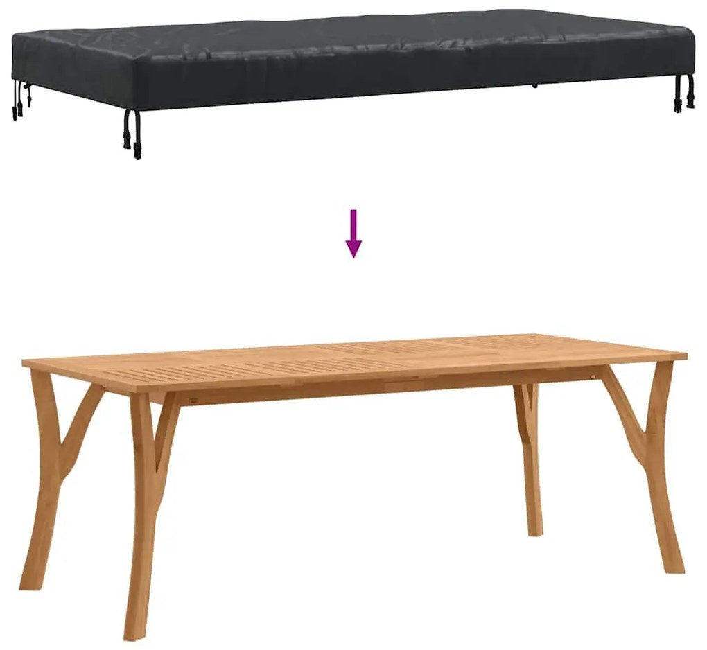 Kültéri bútorhuzat 162 x 92 x 15 cm 210D Oxford Szövet