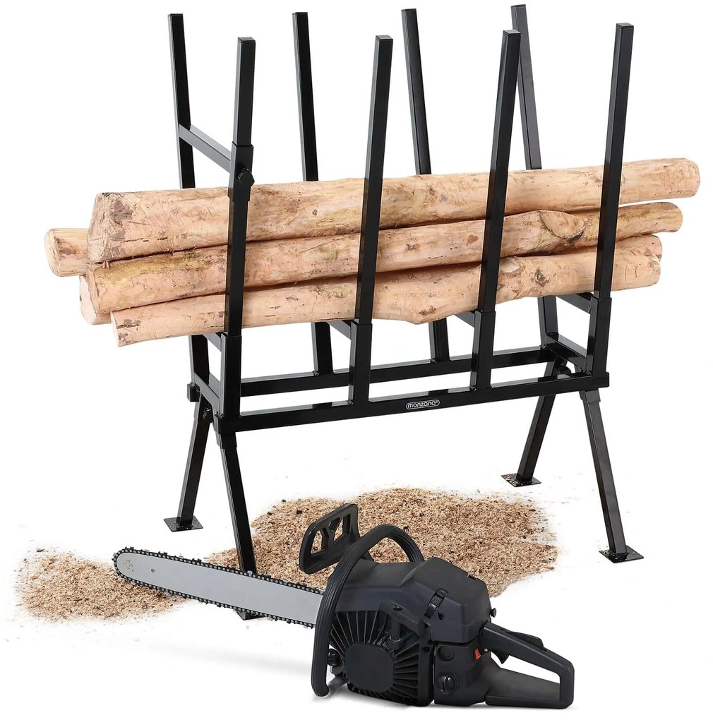 AXEL fűrészbak, 77x50x105cm, fekete Gardebruk