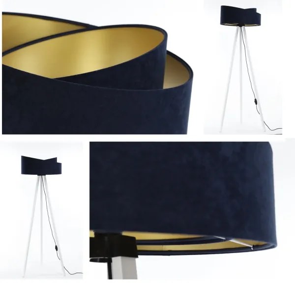 Állólámpa GALAXY 1xE27/60W/230V kék/fehér