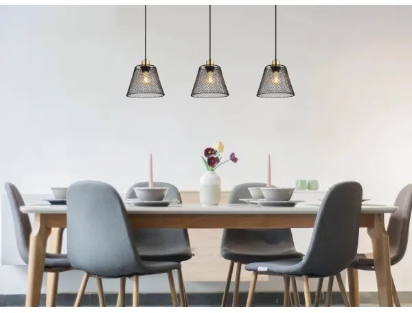 Globo 15646-3H - Csillár zsinóron BAKU 3xE27/40W/230V