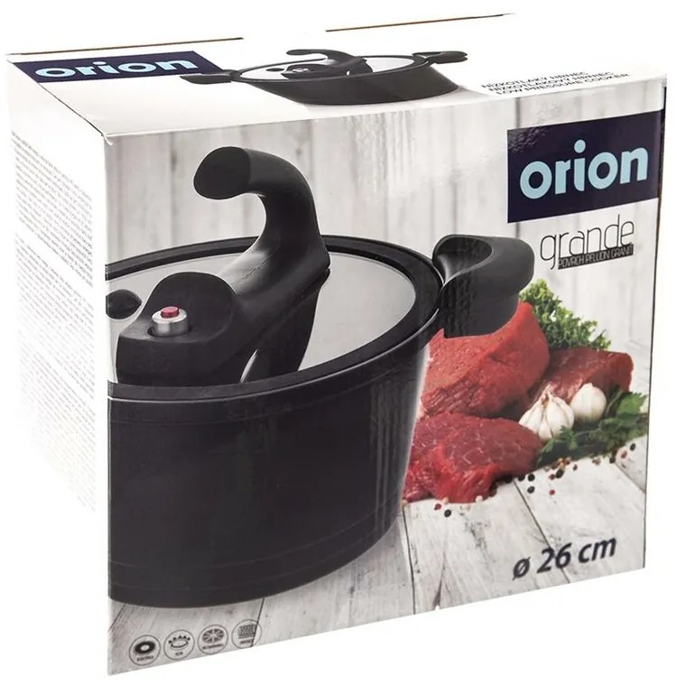 Orion GRANDE fazék fedővel alacsony nyomású, 26 cm