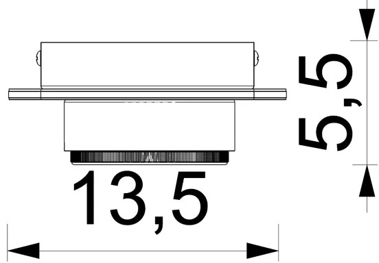 Beépíthető spotlámpa KIDO 1xGX53/8W/230V fekete/bézs/tölgy