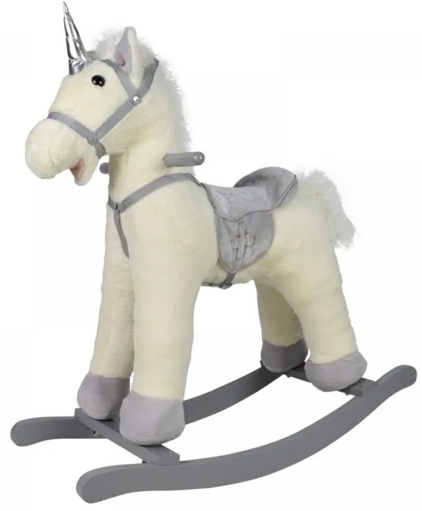 INFANTASTIC Hintaló Unicorn 74 x 30 x 64 cm ezüst