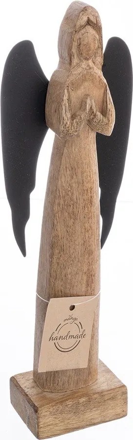 Fa szobor (magasság 27 cm) Angel – Orion