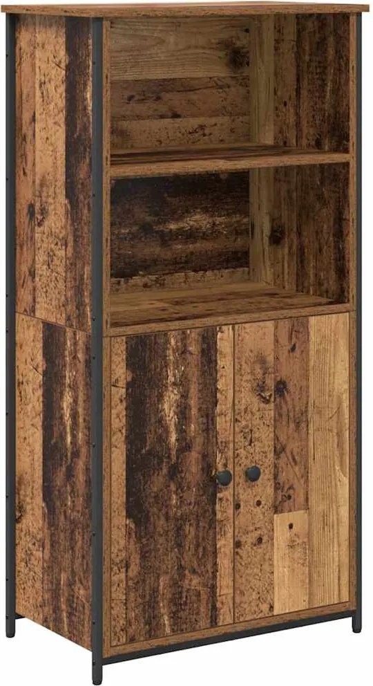 vidaXL Magasfiú Öreg fa 62 x 36 x 121,5 cm Faanyag