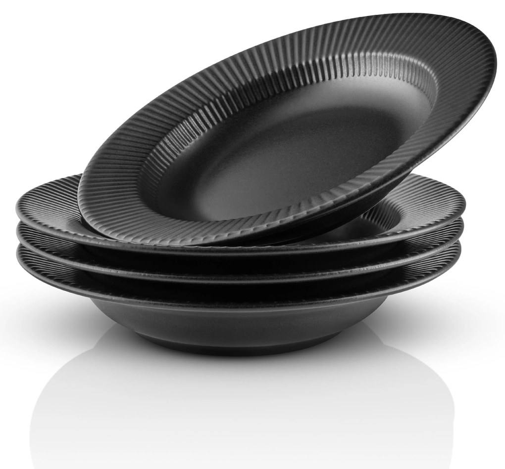 Legio Nova Plate 22 cm mély, fekete - Eva Solo