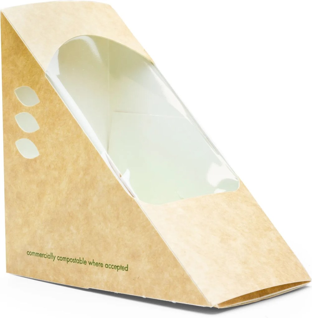 Szendvicstartó doboz 12,5 x 12,5 x 7,5 cm 50 db