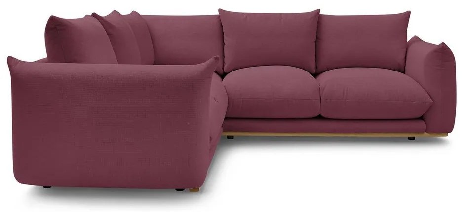 Borvörös sarokkanapé Ernest – Bobochic Paris