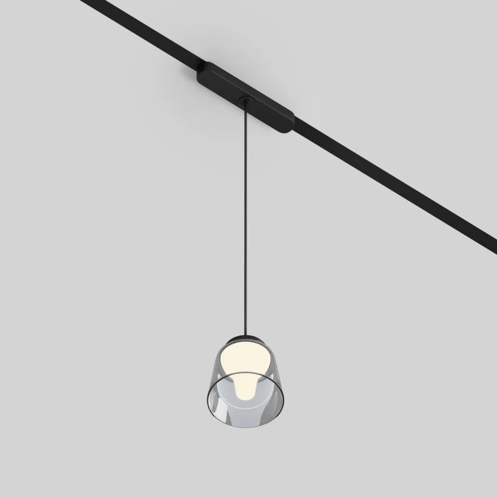 DK/EU-5317-BK Slim pendant magnetic track light AIR HANG, 4W, 3000K, black color — DK/EU-5317-BK