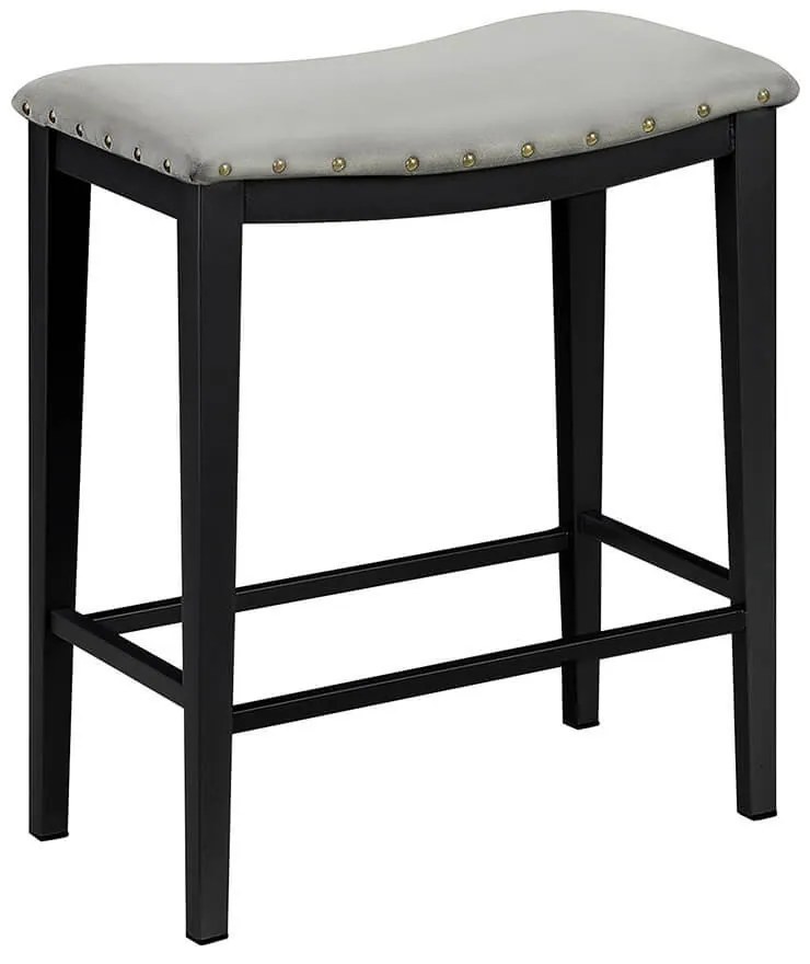 Kárpitozott bárszék 2db, szürke