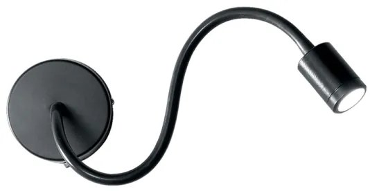 Ideal Lux - FOCUS LED/4W/230V CRI 90 fekete flexibilis lámpa