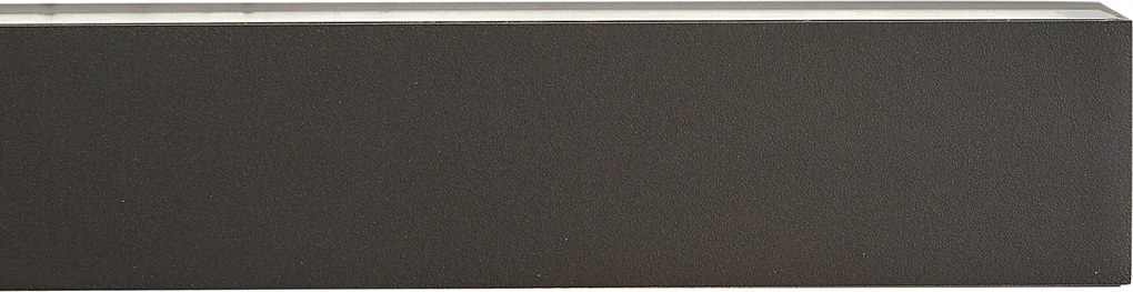 Ipari kültéri fali lámpa fekete 38 cm LED-del IP65 - Hannah