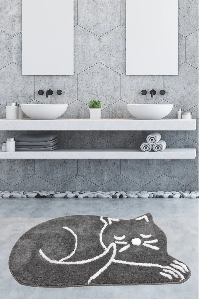 Sleeping Cat - Grey