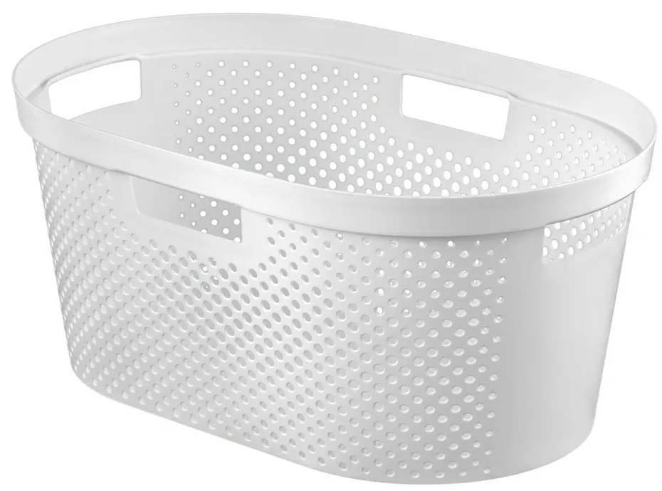 Infinity fehér ruhakosár, 40 l - Curver