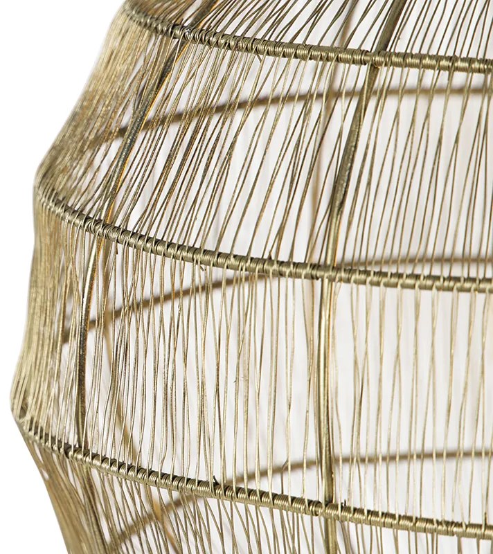 Modern függőlámpa sárgarézből 42 cm - Bolti