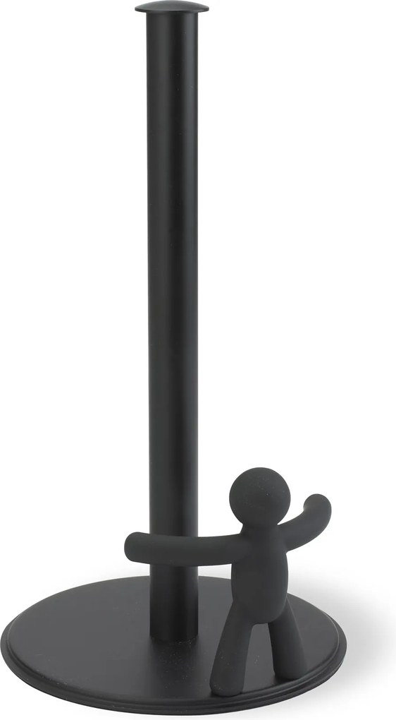 Konyhai papírtörlő tartó állvány fekete modern konyha Buddy