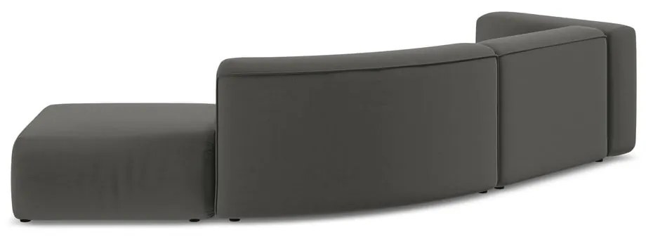 Szürke bársony heverő (jobb oldali) Ekahi – Makamii