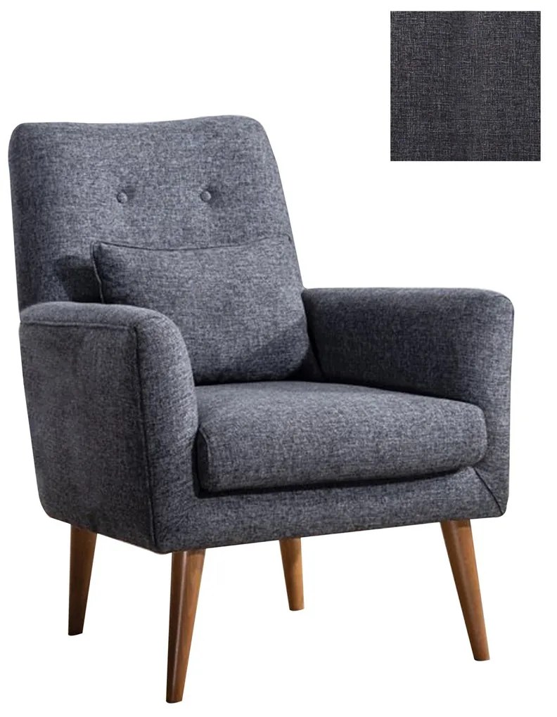 Zeni Berjer Dark Grey fotel