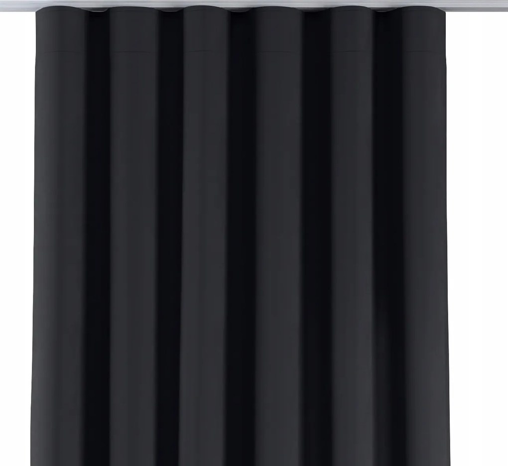 Wave szalagfüggöny 140x260cm fekete