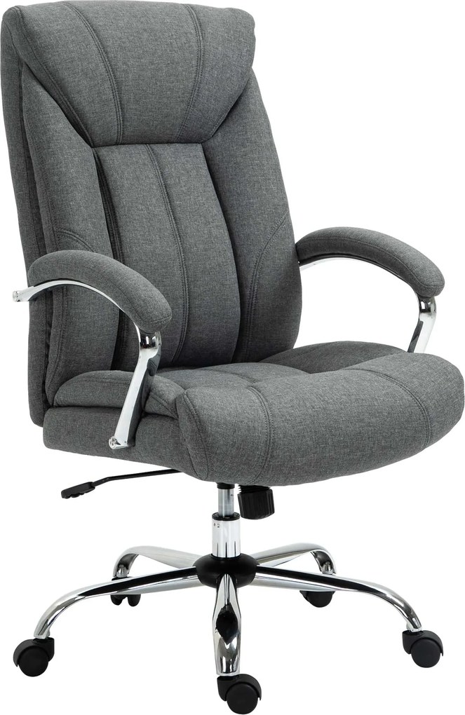 Vinsetto Irodai Szék Ringató Funkcióval Ergonomikus Szék Párnázott Karfával és Fejtámlával Magasságállítható Íróasztali Szék Forgószék Hátmasszázzsal