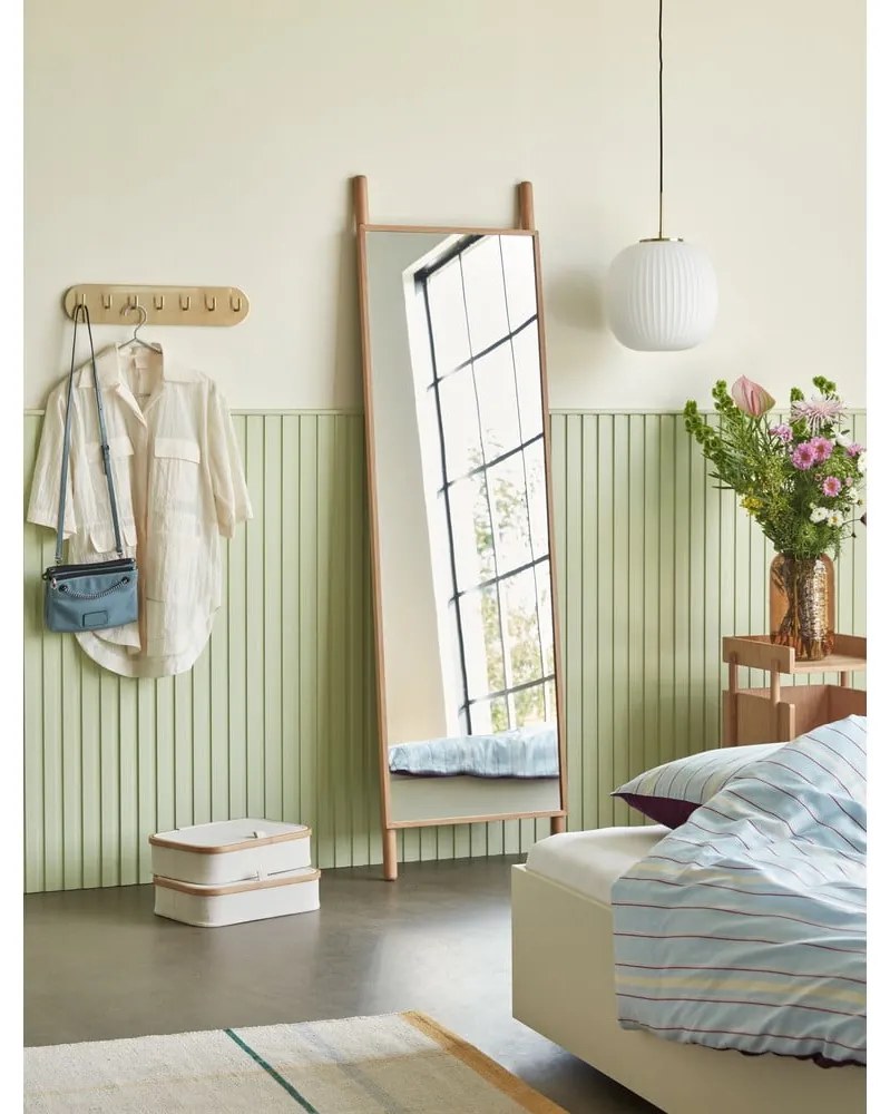 Natúr színű éjjeliszekrény tölgyfa dekorral Archive – Hübsch