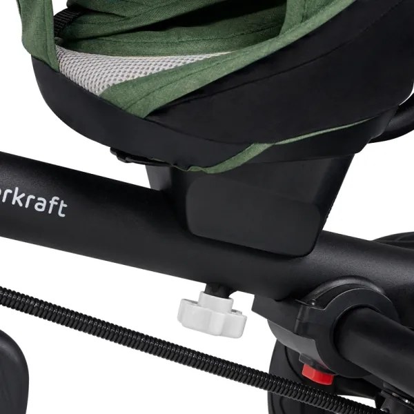 KINDERKRAFT SELECT - Gyermek tricikli SPINSTEP Premium zöld