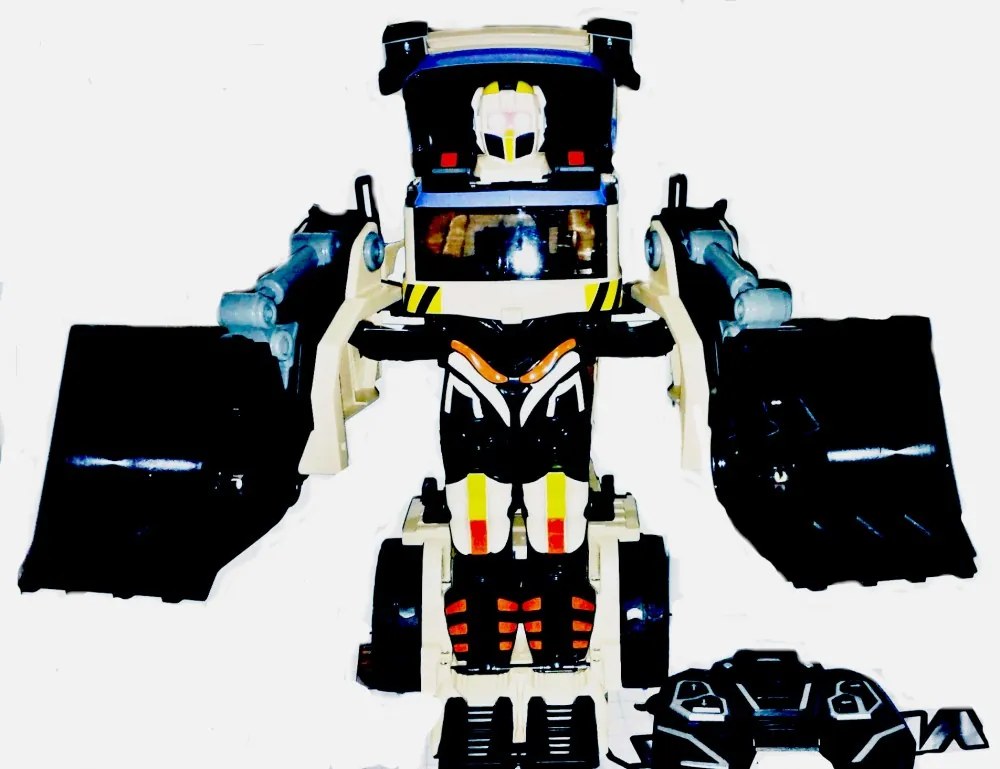 Jaki Óriás 45 Cm Autobot Kotró Gép Transformer Munkagép Hangvezérléssel