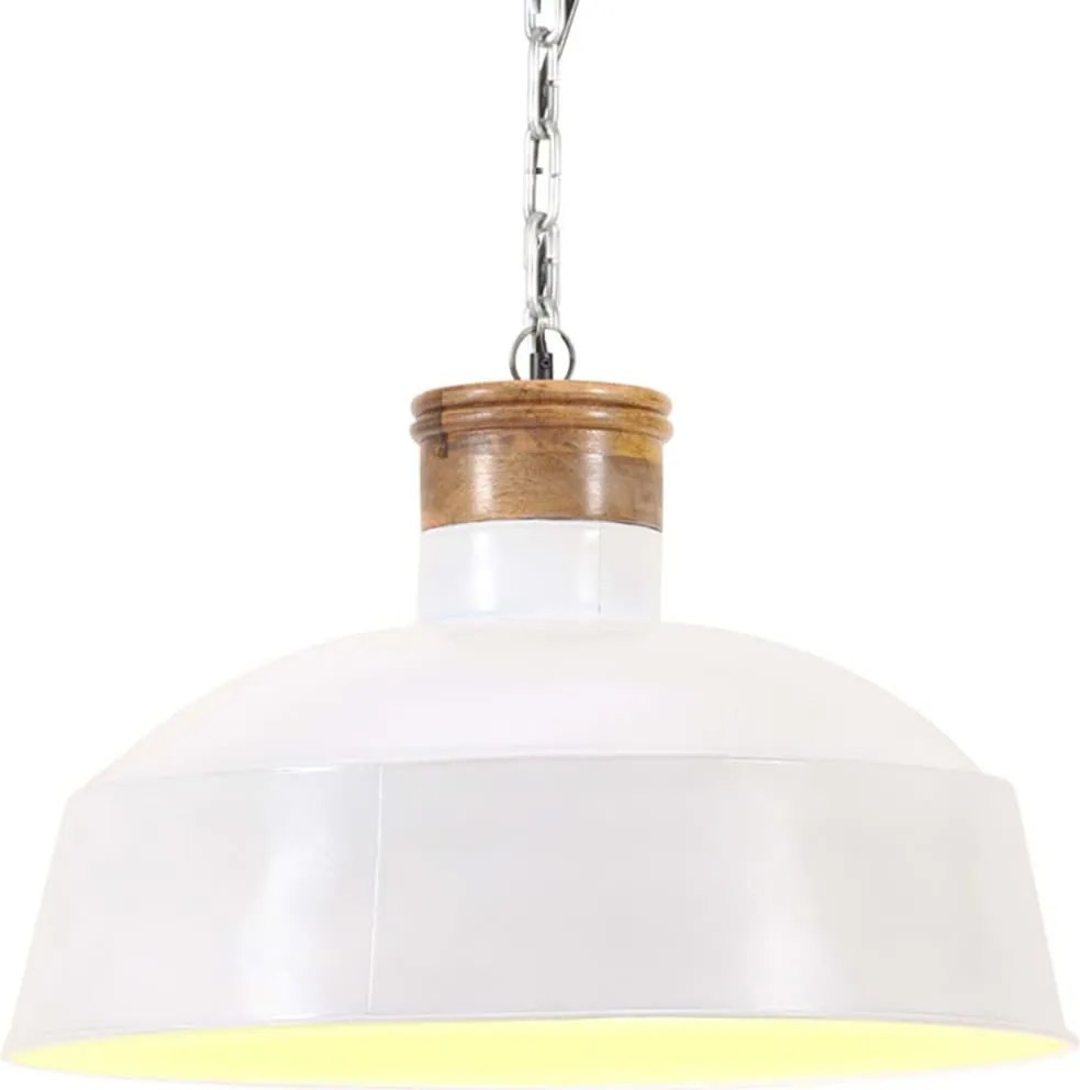 vidaXL fehér ipari függőlámpa 58 cm E27