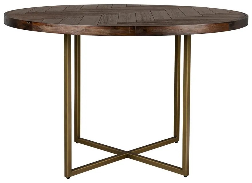 Kerek étkezőasztal akácfa dekorral ø 120 cm Class – Dutchbone