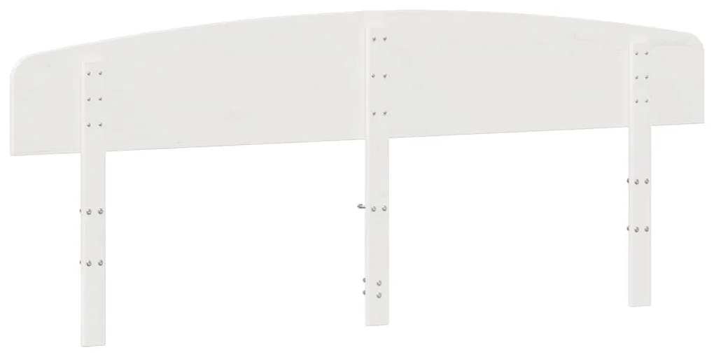 fehér tömör fenyőfa fejtámla 180 cm