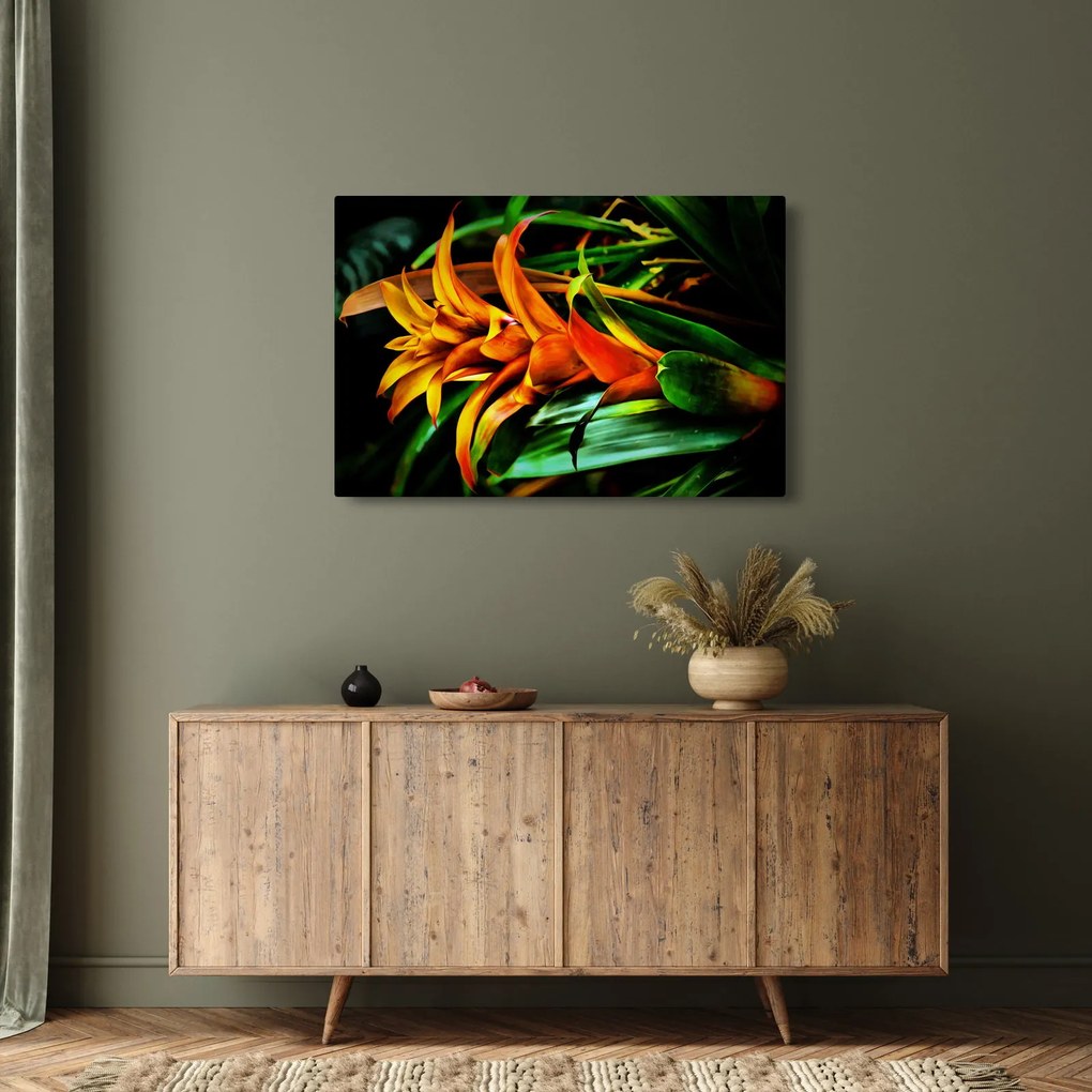 Narancssárga csokor képe (90x60 cm)