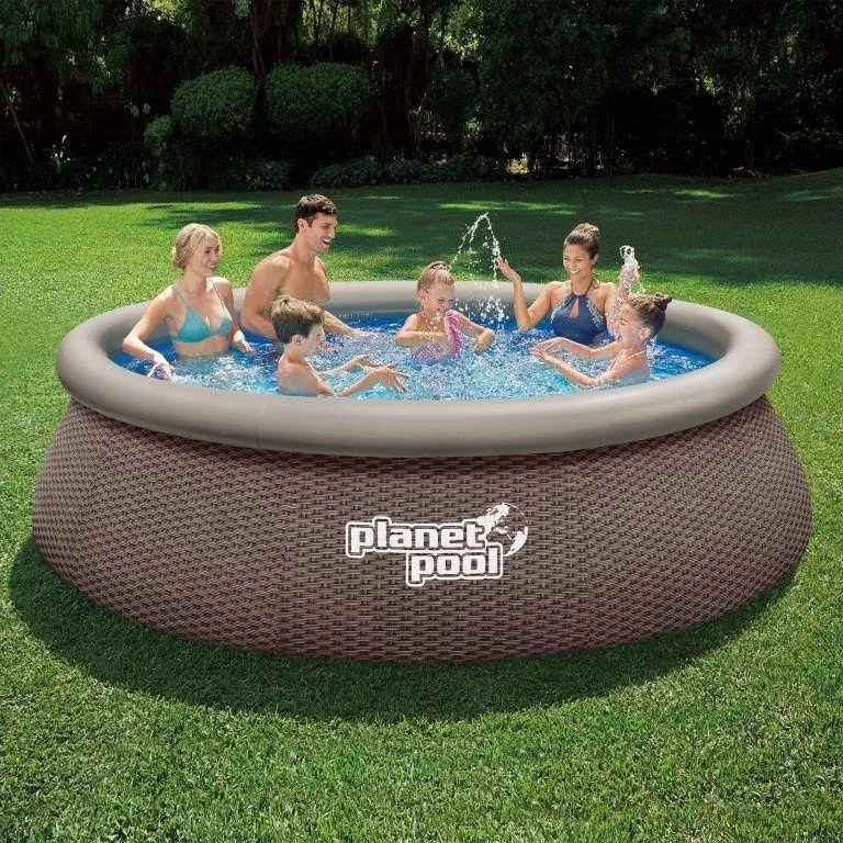 Planet Pool Quick Medence 3,66 x 0,91 m - Rattan