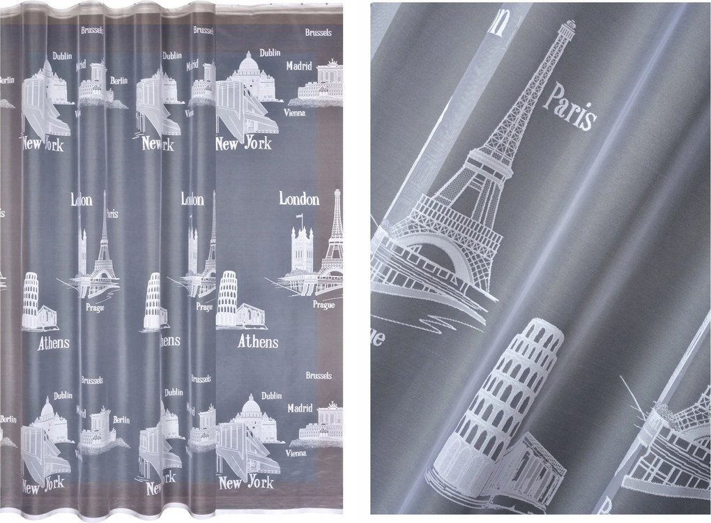 Mg Függöny London New York 250x160 31326 Bt got M