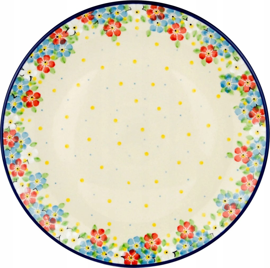 Ebédlő tányér 25cm Ceramika Artystyczna Bolesławiec