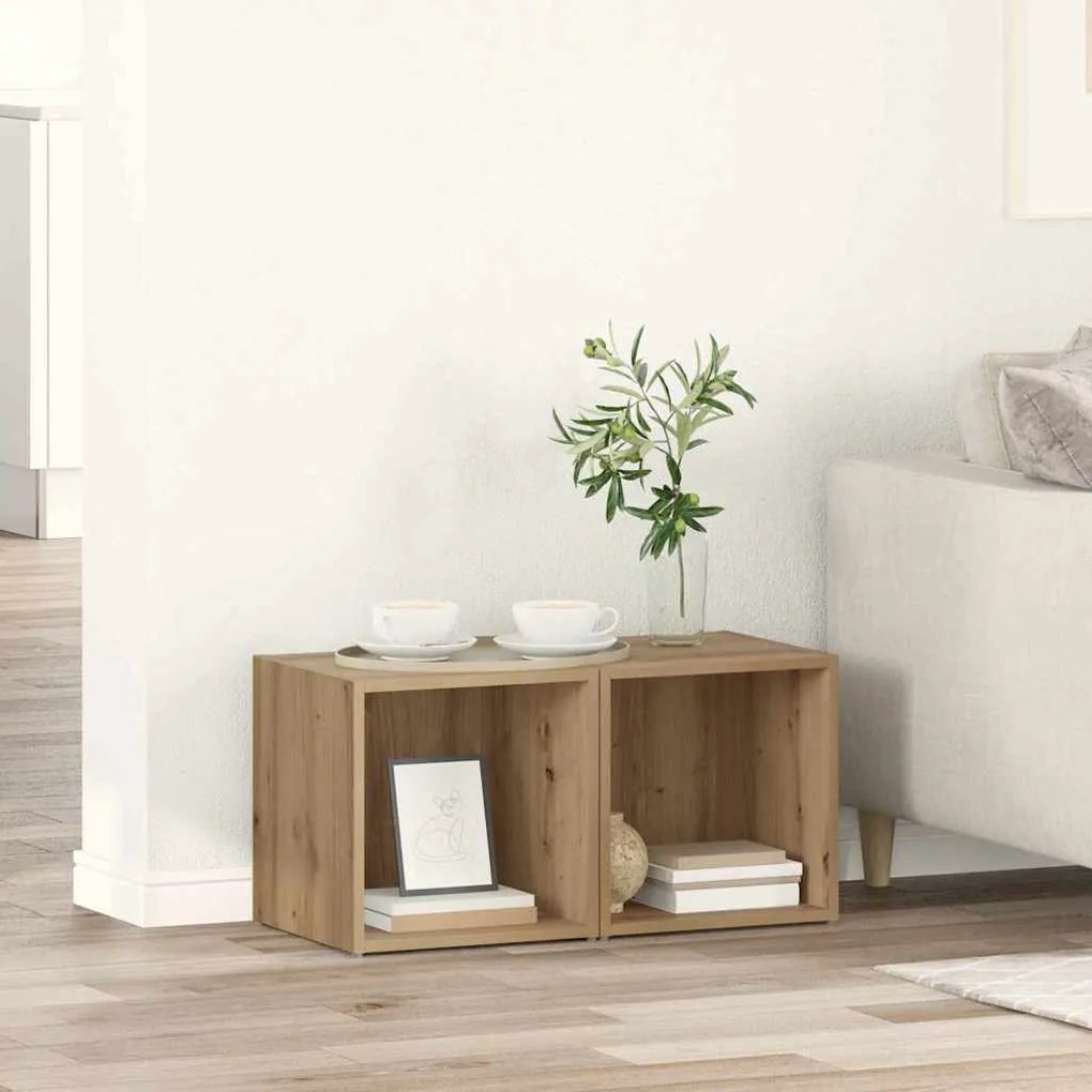 TV szekrény 2 pcs Barna