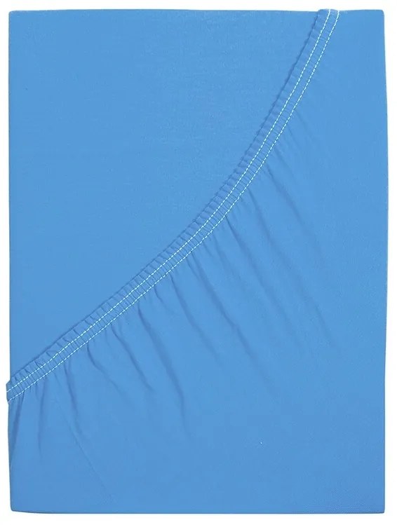 4Home Ideal jersey lepedő égszínkék, 100 x 200 cm