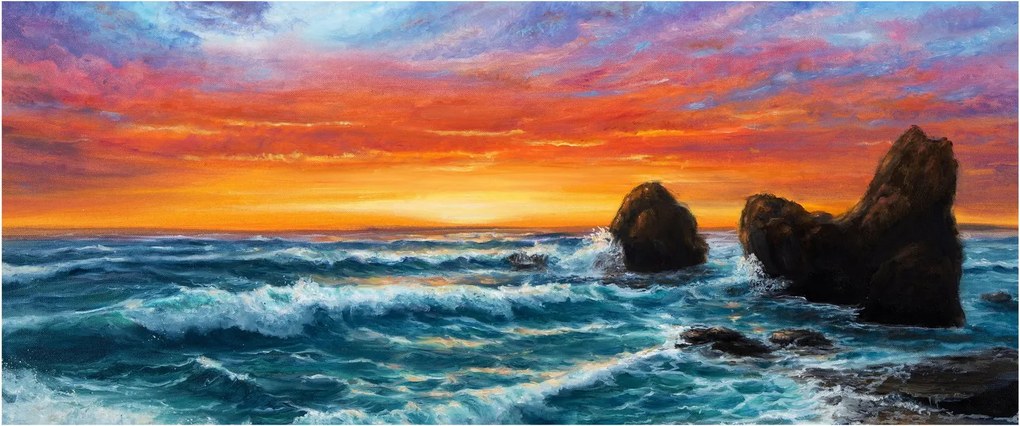 Kép - naplemente (120x50 cm)