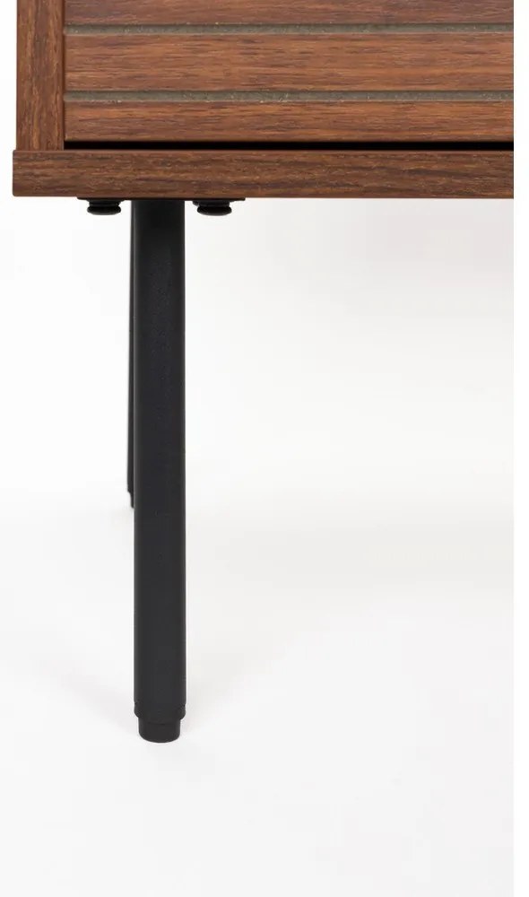 Barna komód diófa dekorral 110x74x40 cm Stripes – White Label