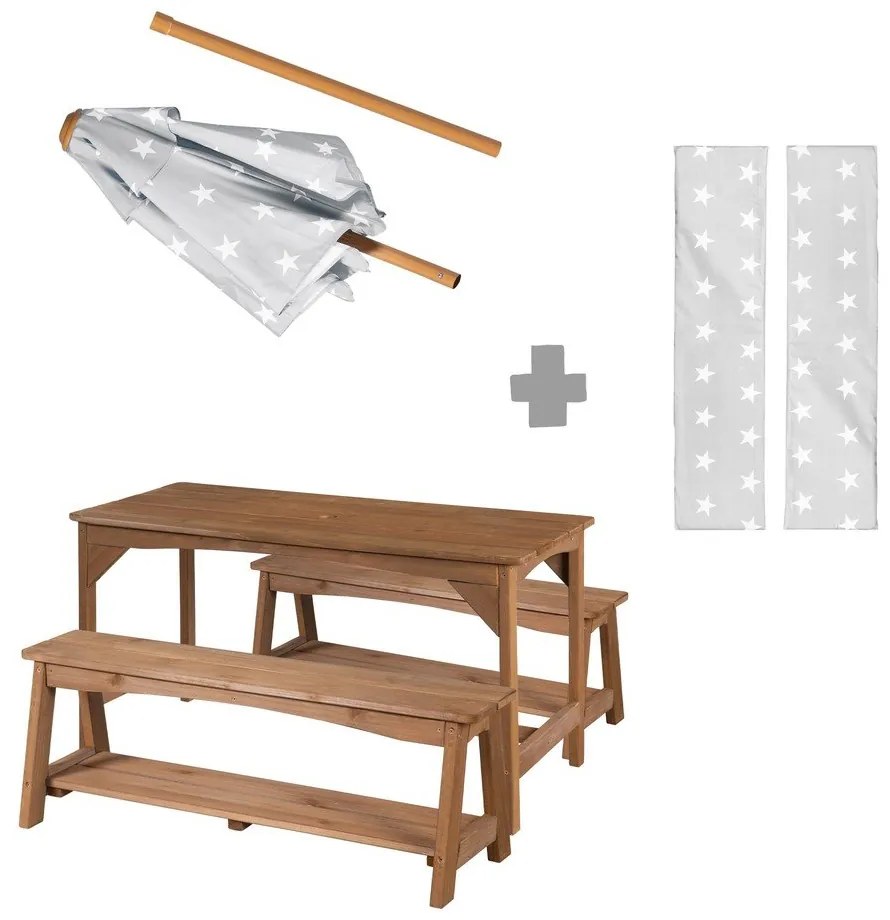 Gyerek kerti bútorszett 4 db-os Outdoor + – Roba