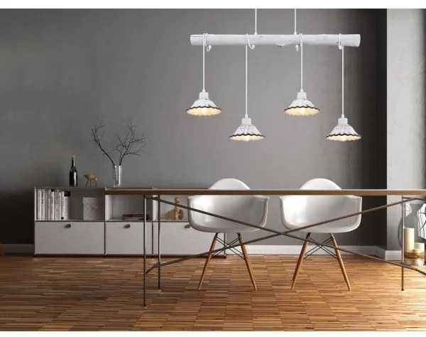 Globo 54050-4H - Csillár zsinóron JOWITA 4xE27/40W/230V