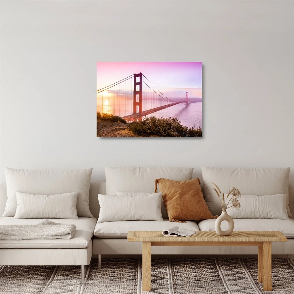 Üveg kép - San Francisco (70x50 cm)
