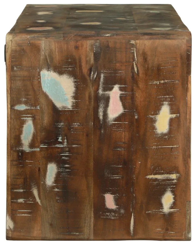 TV szekrény 100x32x36 cm Tömör fa újrahasznosított