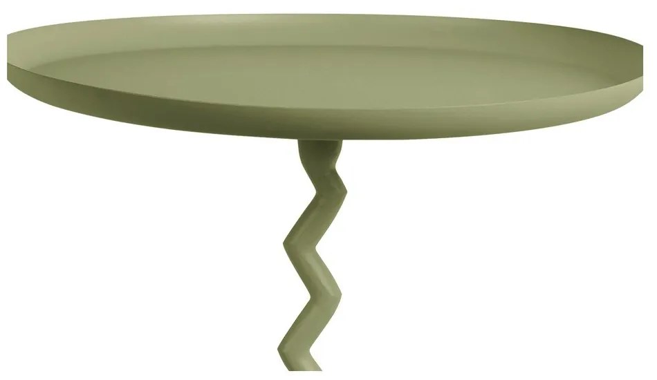 Fém kerek tárolóasztal ø 40 cm Zig Zag – Leitmotiv