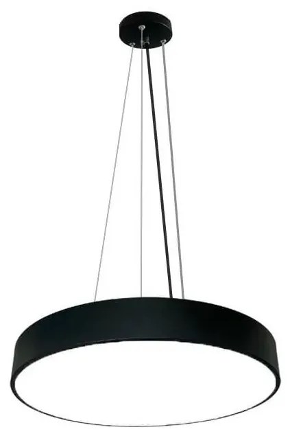 LED dimmelhető csillár zsinóron LED/50W/230V 3000-6500K fekete + távirányítás