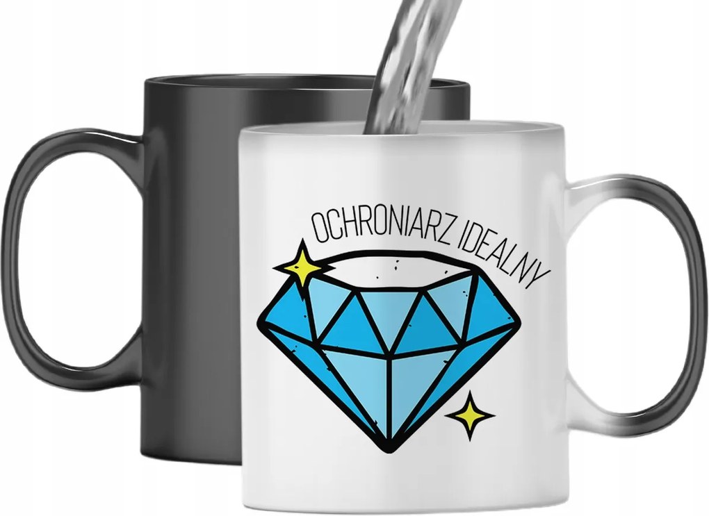 Mágikus Bögre Biztonsági Őrnek Színváltó Nyomtatott Fényképpel