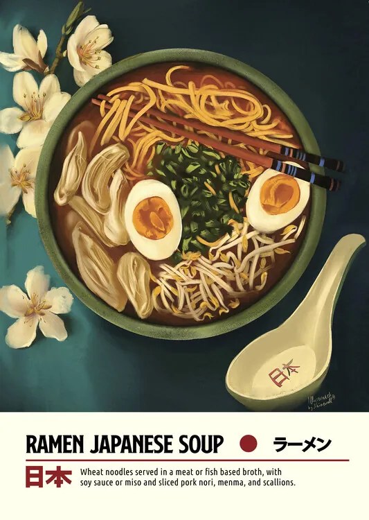 Illusztráció Ramen, Dionisis Gemos