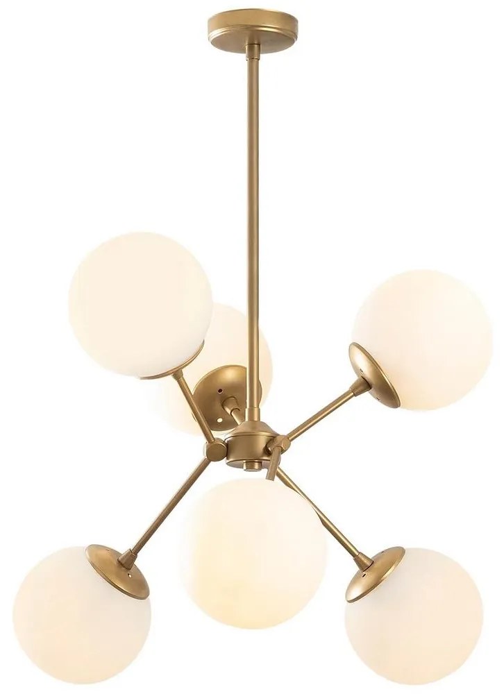 Csillár rúdon GONDOL 6xE27/40W/230V