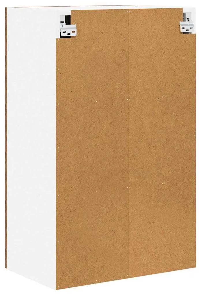 Függő szekrény Riga Régi fa és fehér 50 x 31 x 80 cm Faanyag